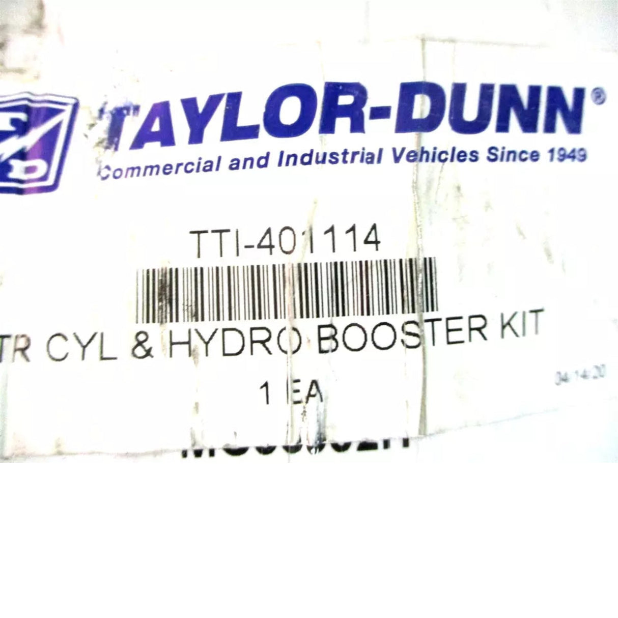 TTI-401114 Taylor Dunn Brake Master Cylinder Hydro Booster Kit