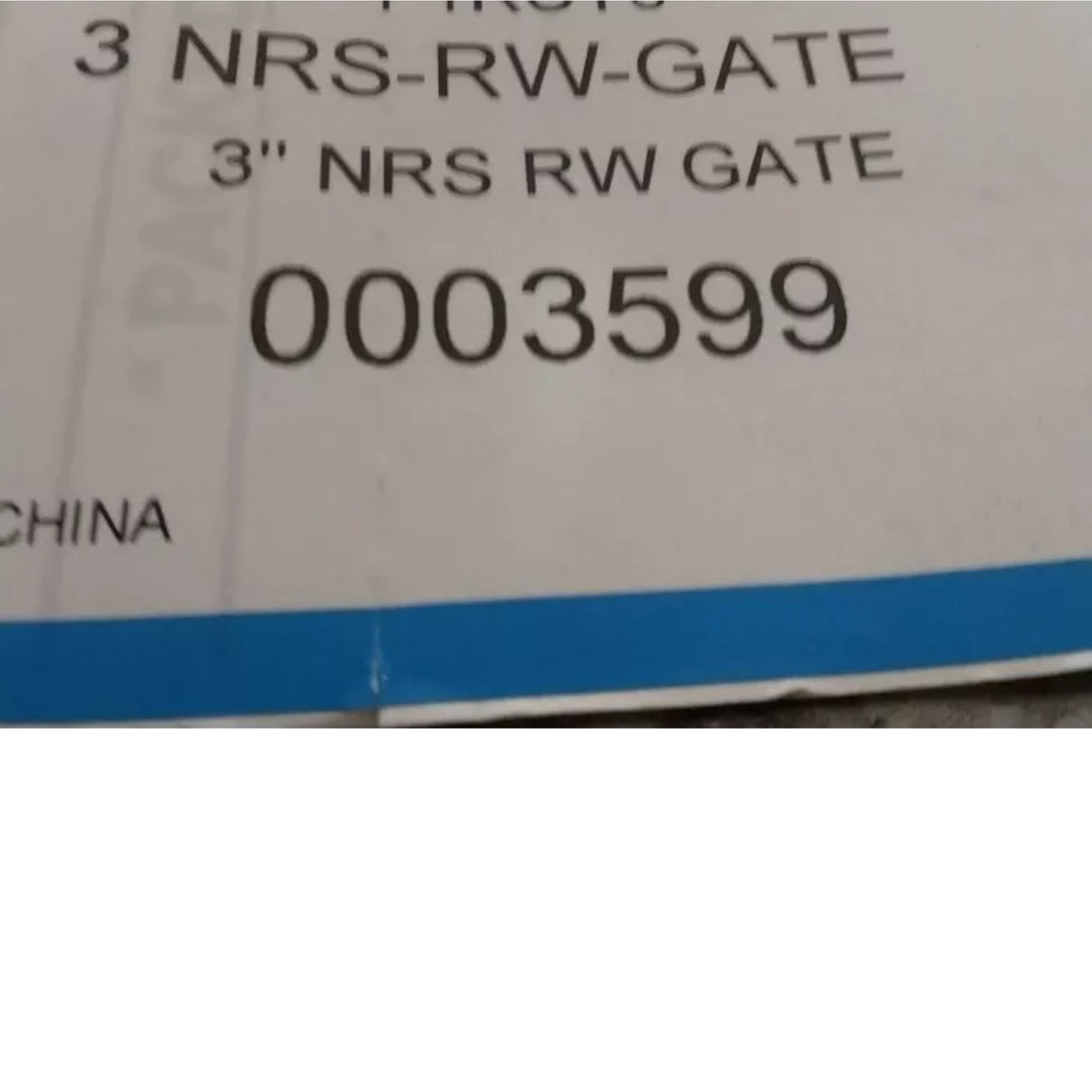 NRS-RW-Gate 3" Watts Nominal Valve Size Cast Iron Body Gate Valve 3 In