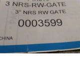 NRS-RW-Gate 3" Watts Nominal Valve Size Cast Iron Body Gate Valve 3 In