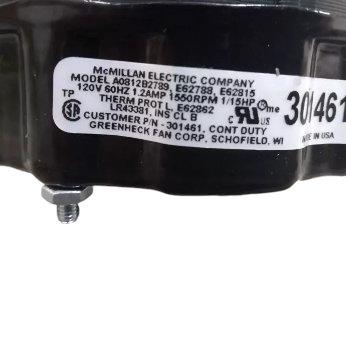 53J557 Dayton Replacement Motor 1/15 HP 1550 RPM 120V