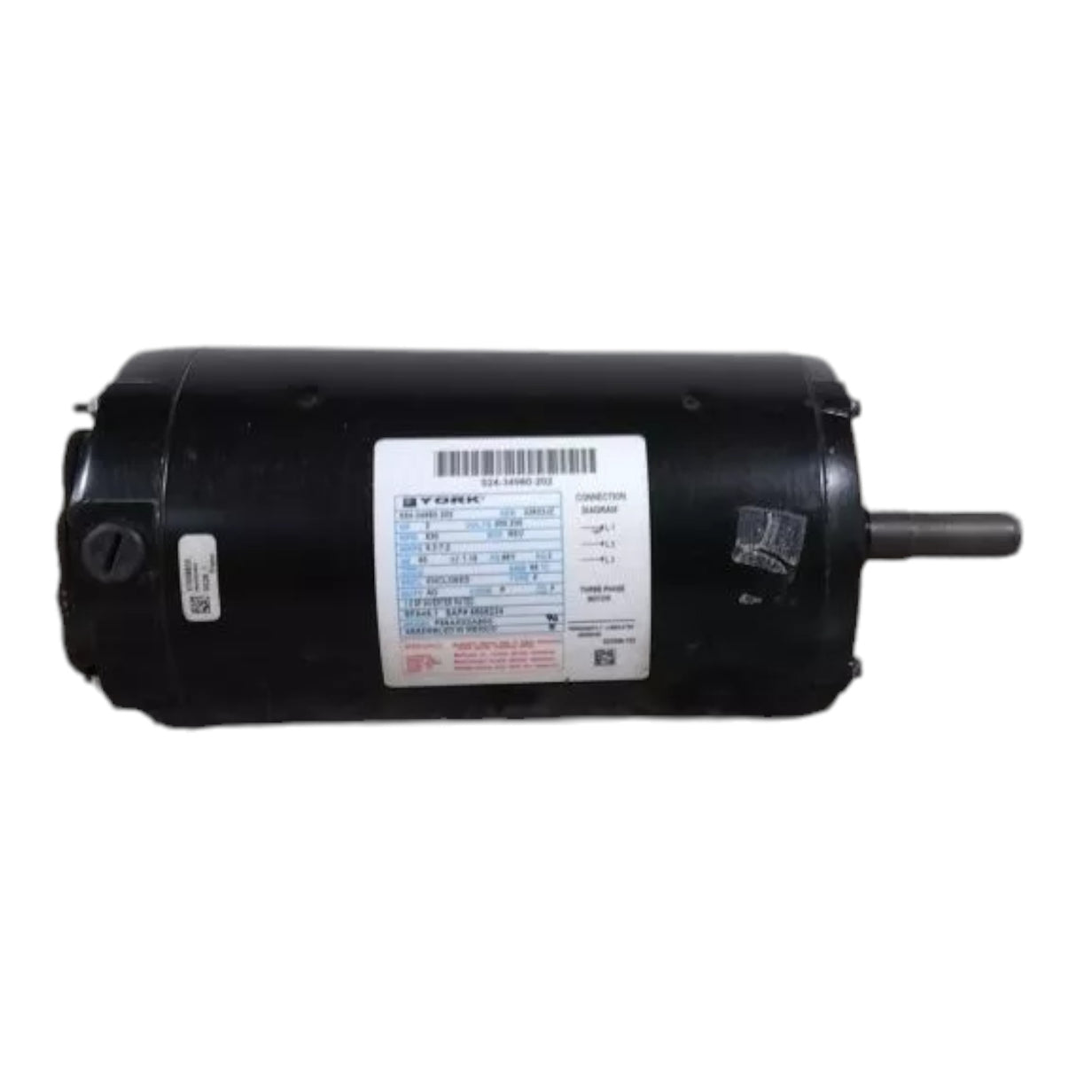 024-34980-202 York Replacement Fan Motor 2 HP 820 RPM 200-230V 3-Phase