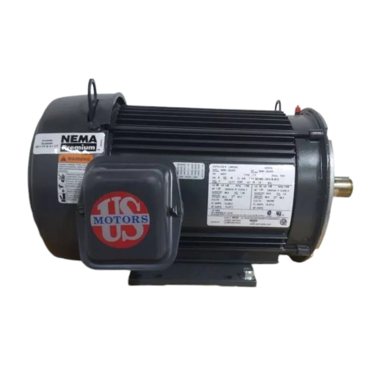 U5P2DC U.S. Motors General Purpose Motor 5 HP 1760 RPM 208-230/460VAC 3-Phase