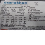 056T34F5302 Marathon Motors General Purpose Motor 3/4 HP 3450 RPM 208-230/460VAC - Truck To Trailer