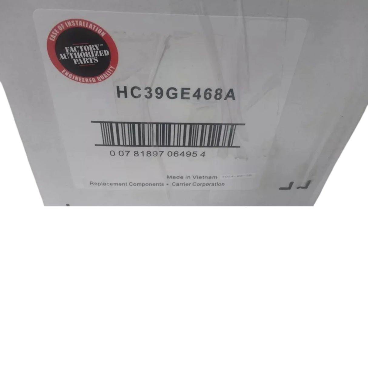 HC39GE468A Carrier Condensed Fan Motor - Truck To Trailer