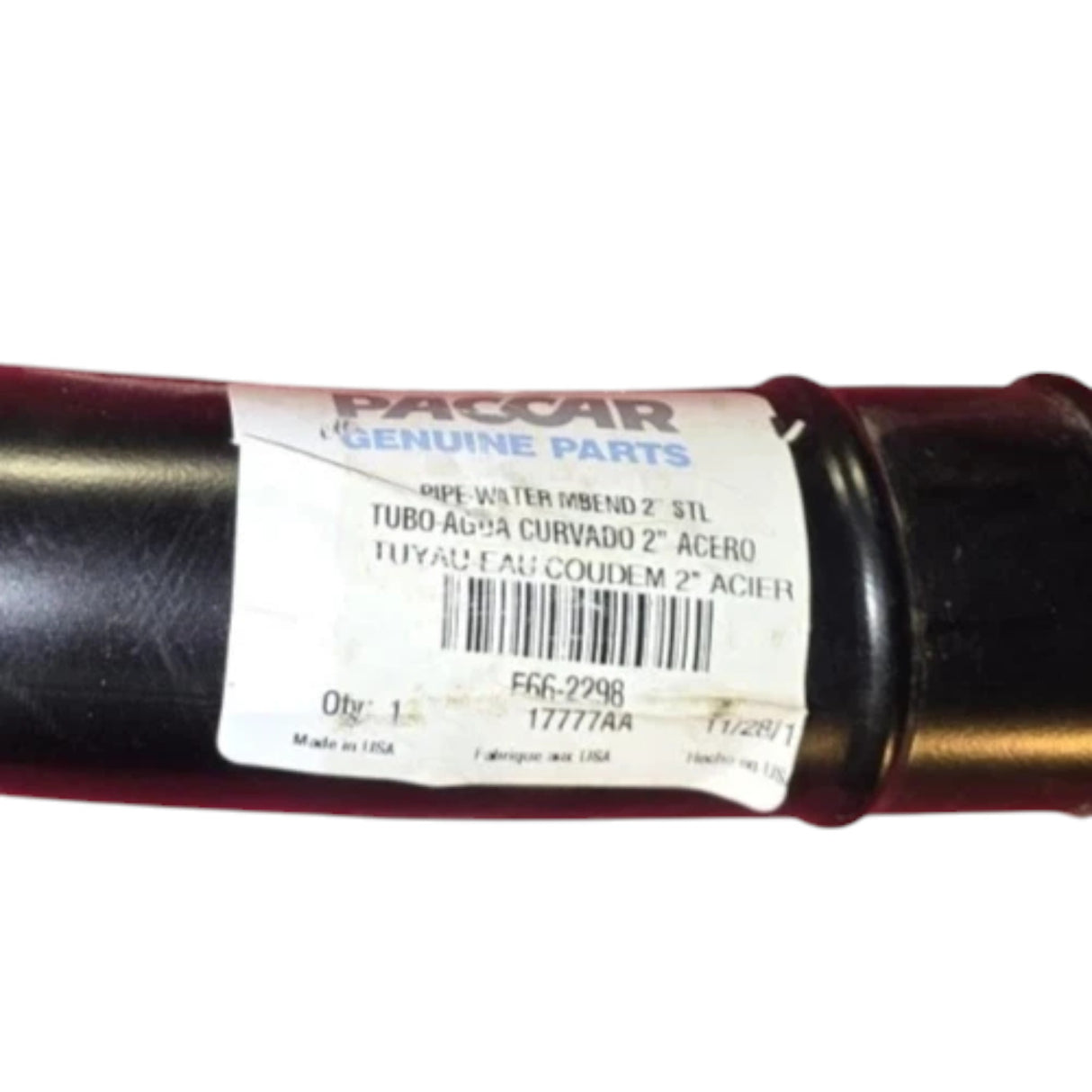 F662298 Genuine Paccar Stainless Steel Coolant Pipe