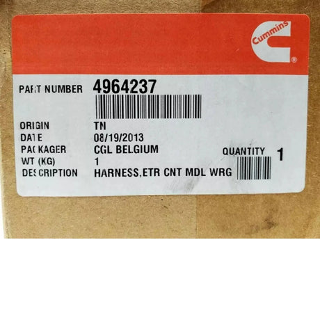 4964237 Genuine Cummins Electronic Control Module Wiring Harness - Truck To Trailer