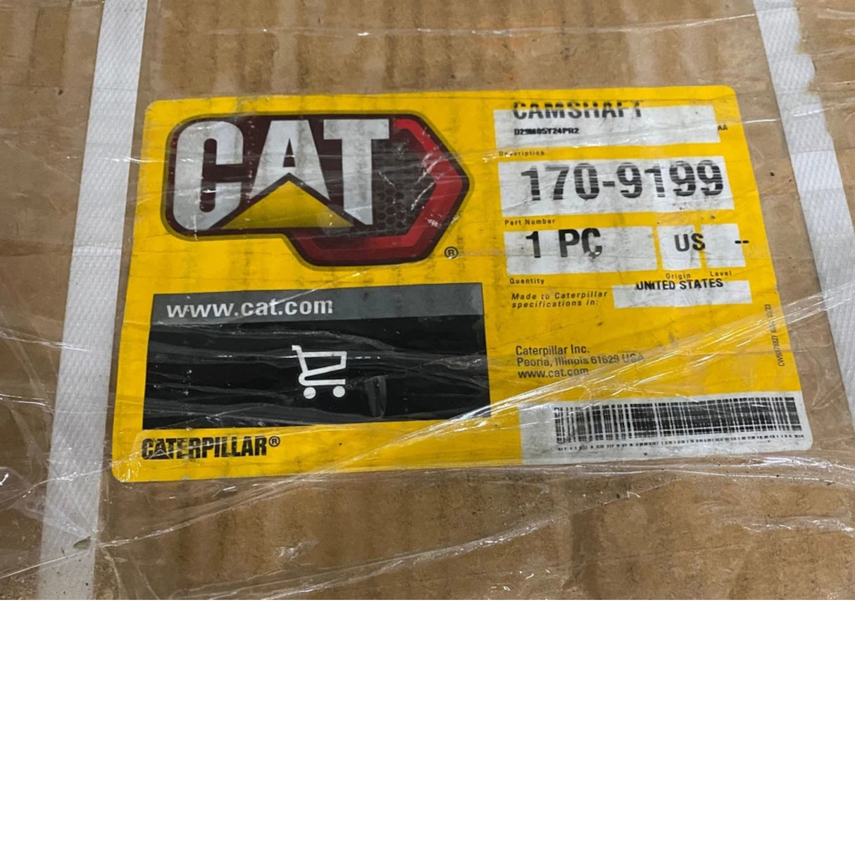 170-9199 CAT 170mm outer diameter 3-lobe camshaft