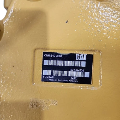 540-3864 Genuine CAT Hydraulic Piston Motor
