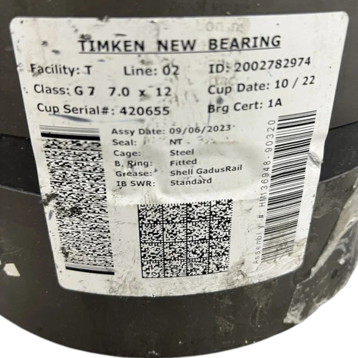 HM136948-90320 Timken Tapered Roller Bearing Assembly