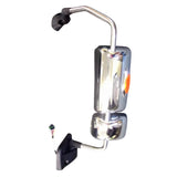 3778360C91 International LH Chrome Rear View Mirror 96 Body RMT HTD LTD AAT - Truck To Trailer