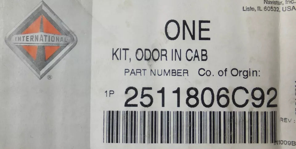 2511806C92 International Kit, Odor Inch Cab