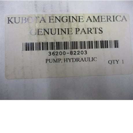 36200-82203 Kubota Hydraulic Oil Pump