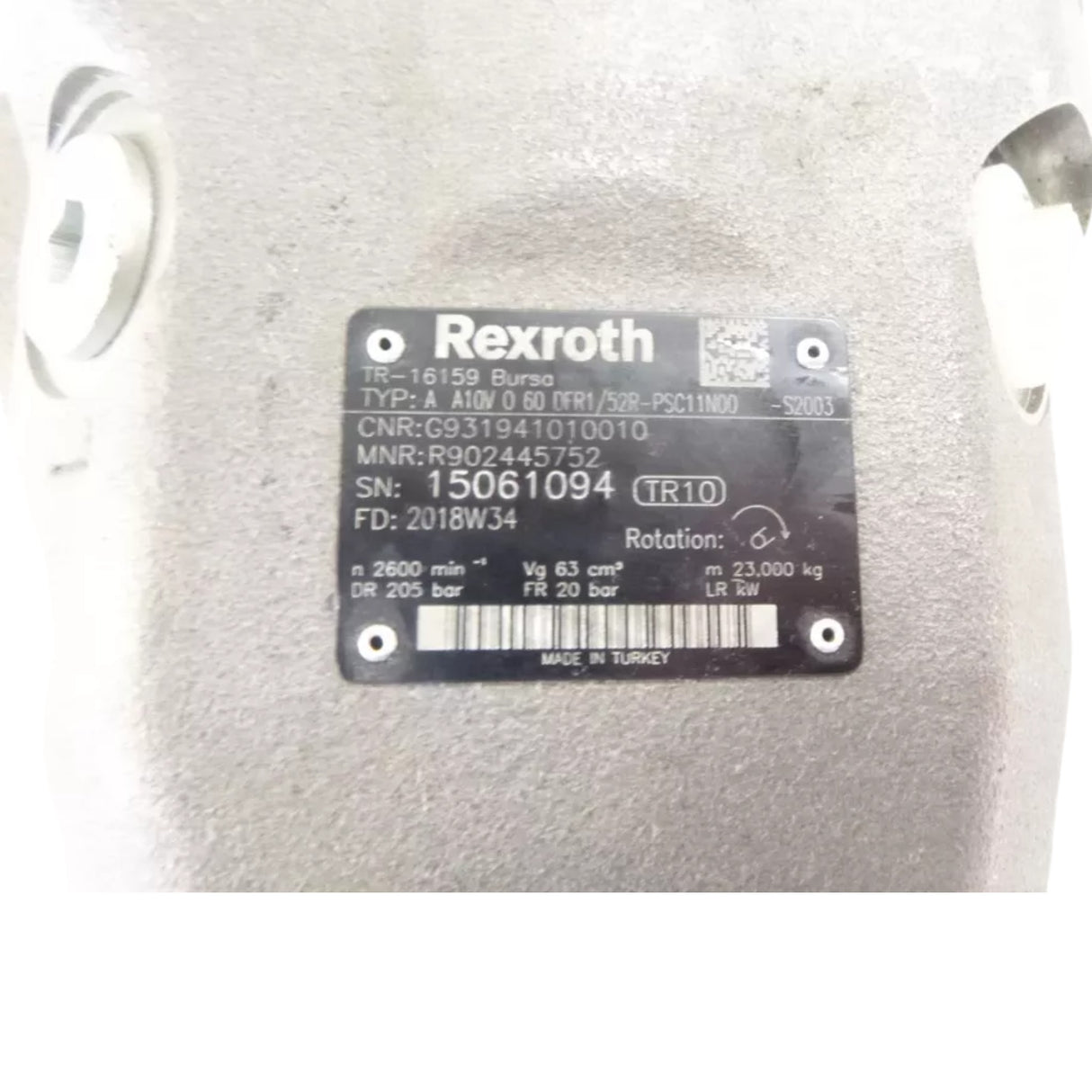 TR-16159 Rexroth Bursa Hydraulic Motor