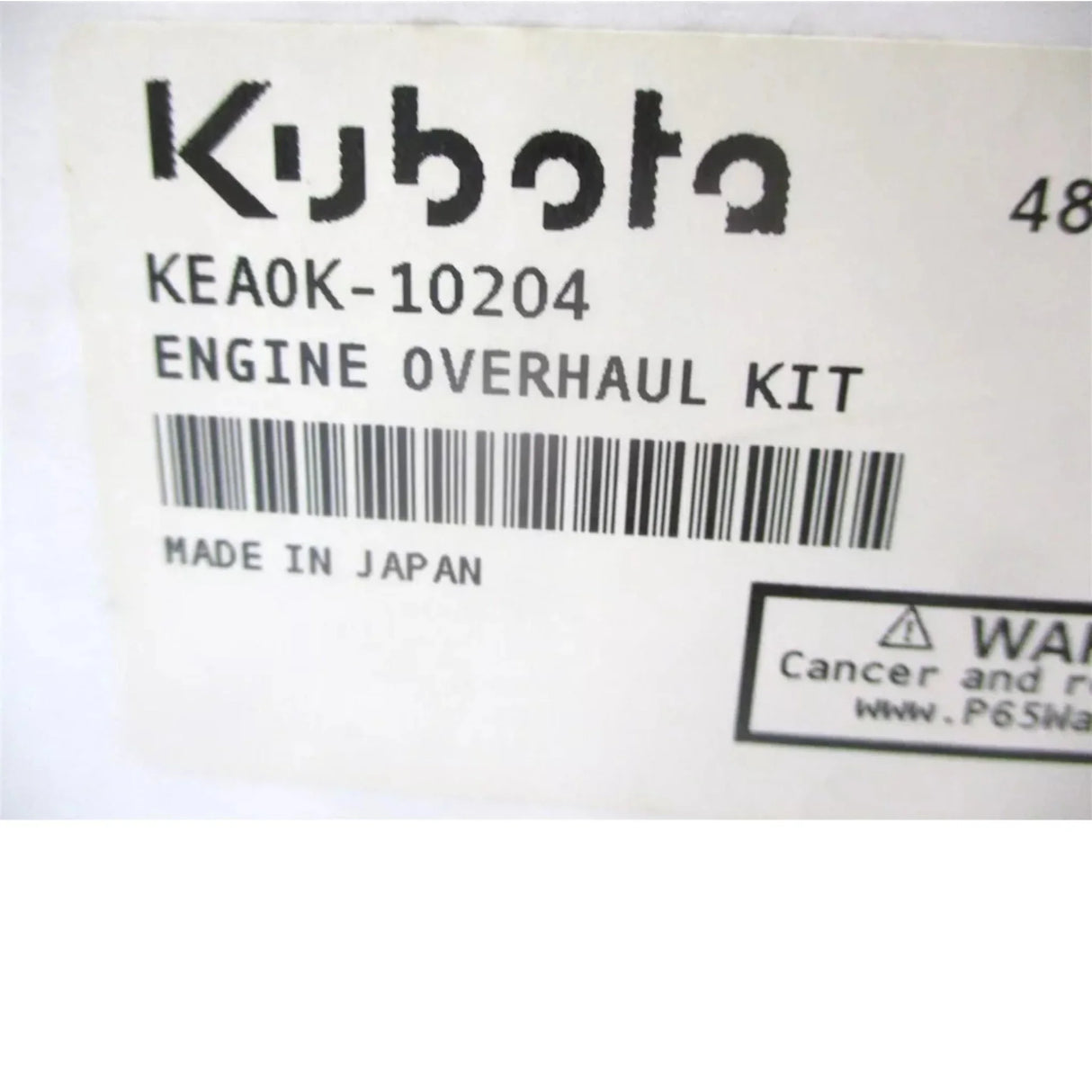 KEAOK-10204 Kubota Engine Overnaul Kit Standard Pistons - Truck To Trailer