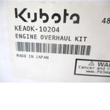 KEAOK-10204 Kubota Engine Overnaul Kit Standard Pistons - Truck To Trailer