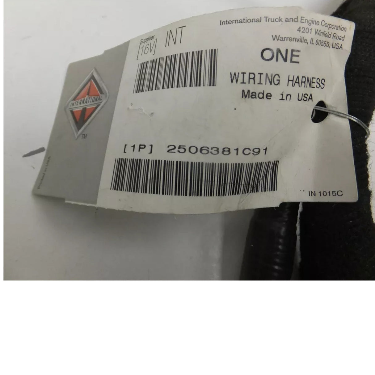 2506381C91 International Harness, Datalink Jumper