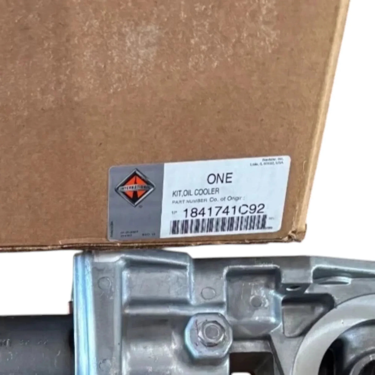 1841741C91 Genuine International Oil Cooler Kit - Truck To Trailer