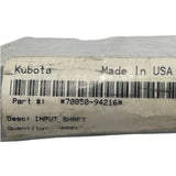 70050-94216 Kubota Snowblower Gearbox Input Shaft - Truck To Trailer