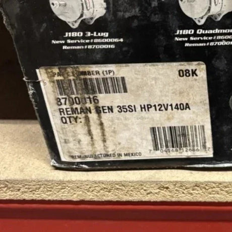 8700016 Genuine Delco Remy Alternator 12V - Truck To Trailer