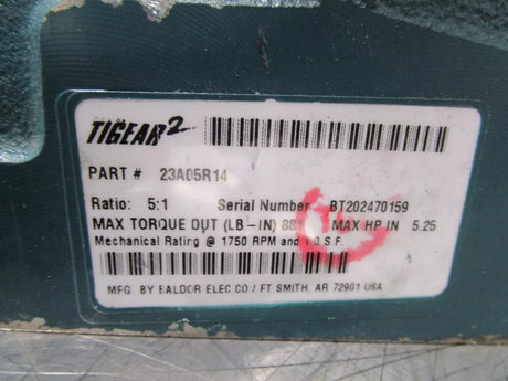 23A05R14 Dodge Tigear-2 Reducer