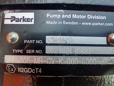 3782009 Parker Pump