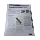 4Z017 Dayton C-Face Speed Reducer - Truck To Trailer