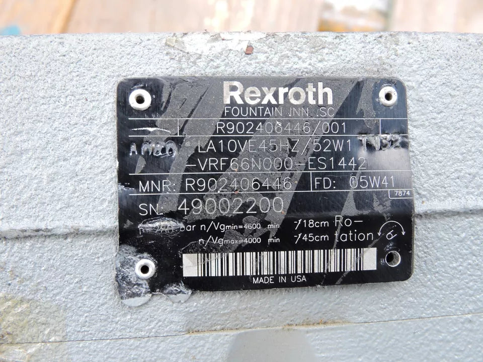 R902406446 Rexroth Hydraulic Motor