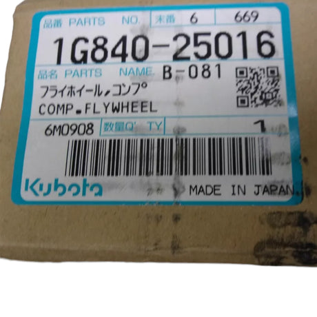 1G840-25016 Kubota Flywheel