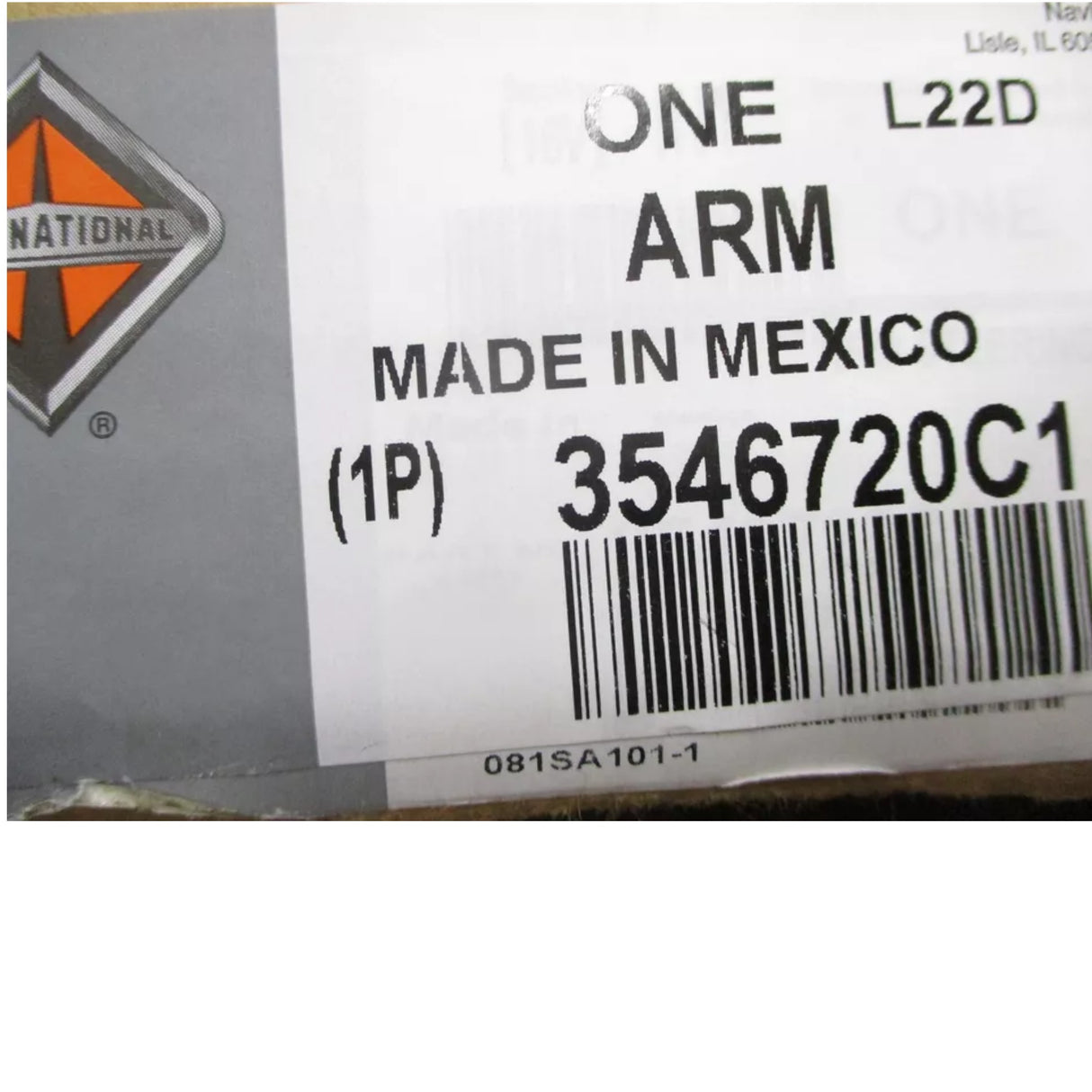 3546720C1 International Arm, Steering Single Left