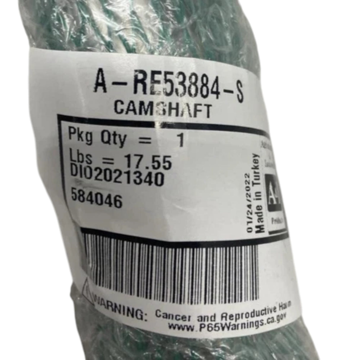 DD13432 Genuine John Deere Engine Camshaft