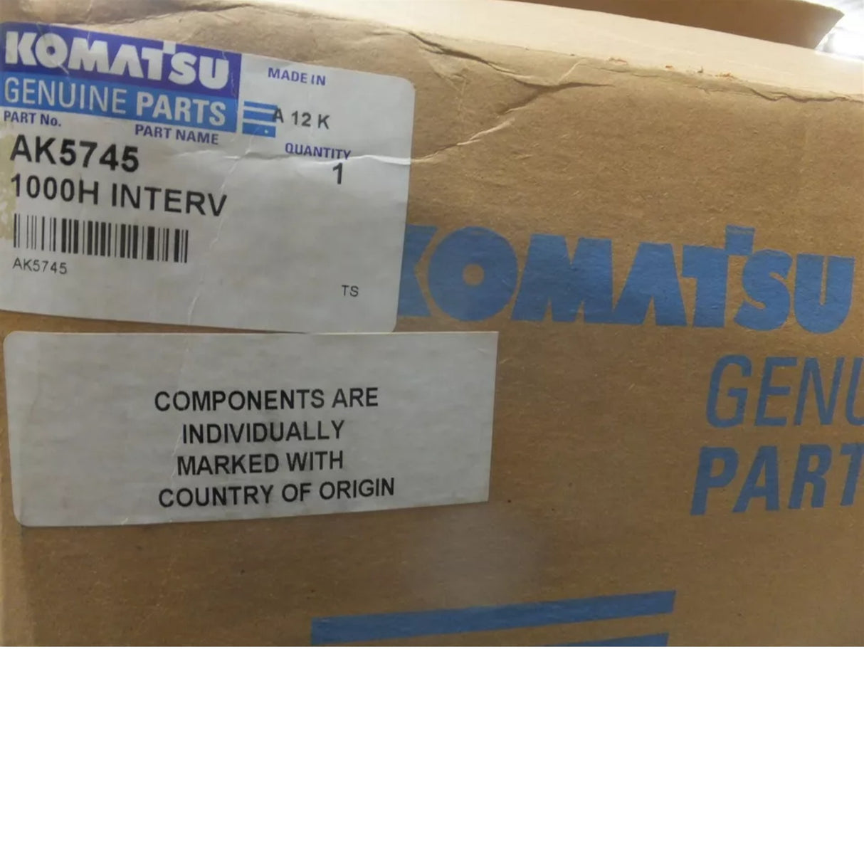 AK5745 Komatsu  Kit 1000H Intery