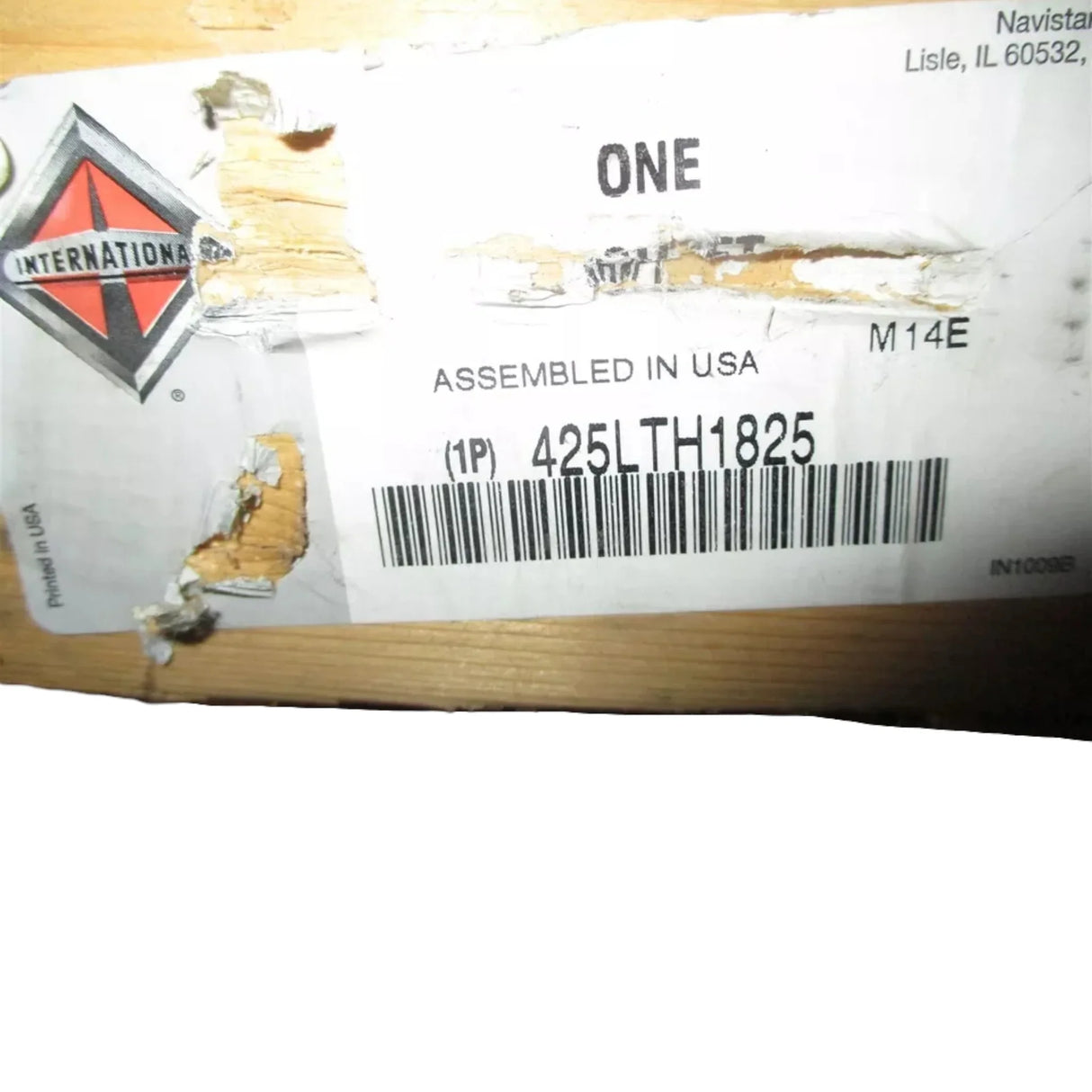 425LTH1825 International Drive Line Prop Shaft - Truck To Trailer