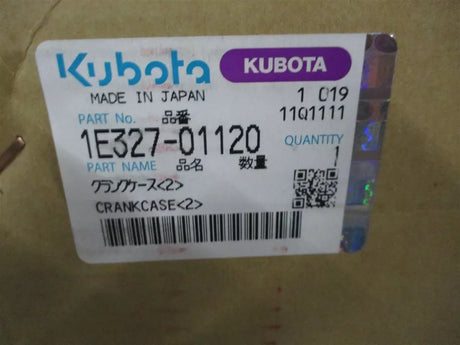 1E327-01120 Kubota Crankcase WG3800 V3800