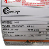 Q3302V1 Century 3 PH Pool Pump Motor 3HP 208-230/460V