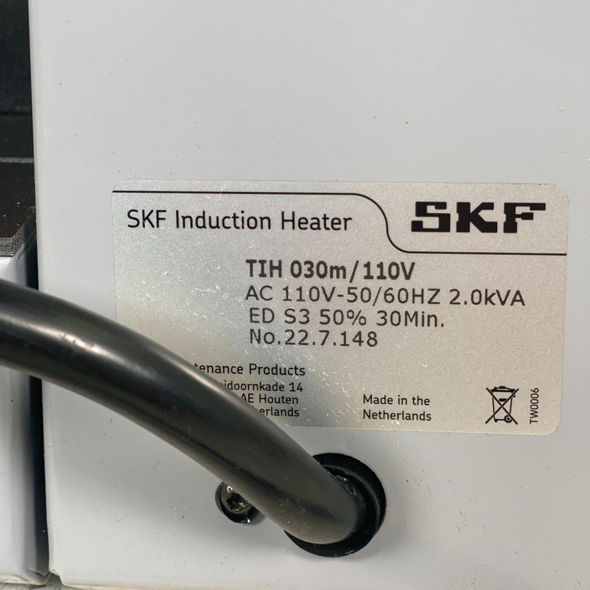 TIH030M/110V Genuine SKF Small Induction Heater 110V - Truck To Trailer