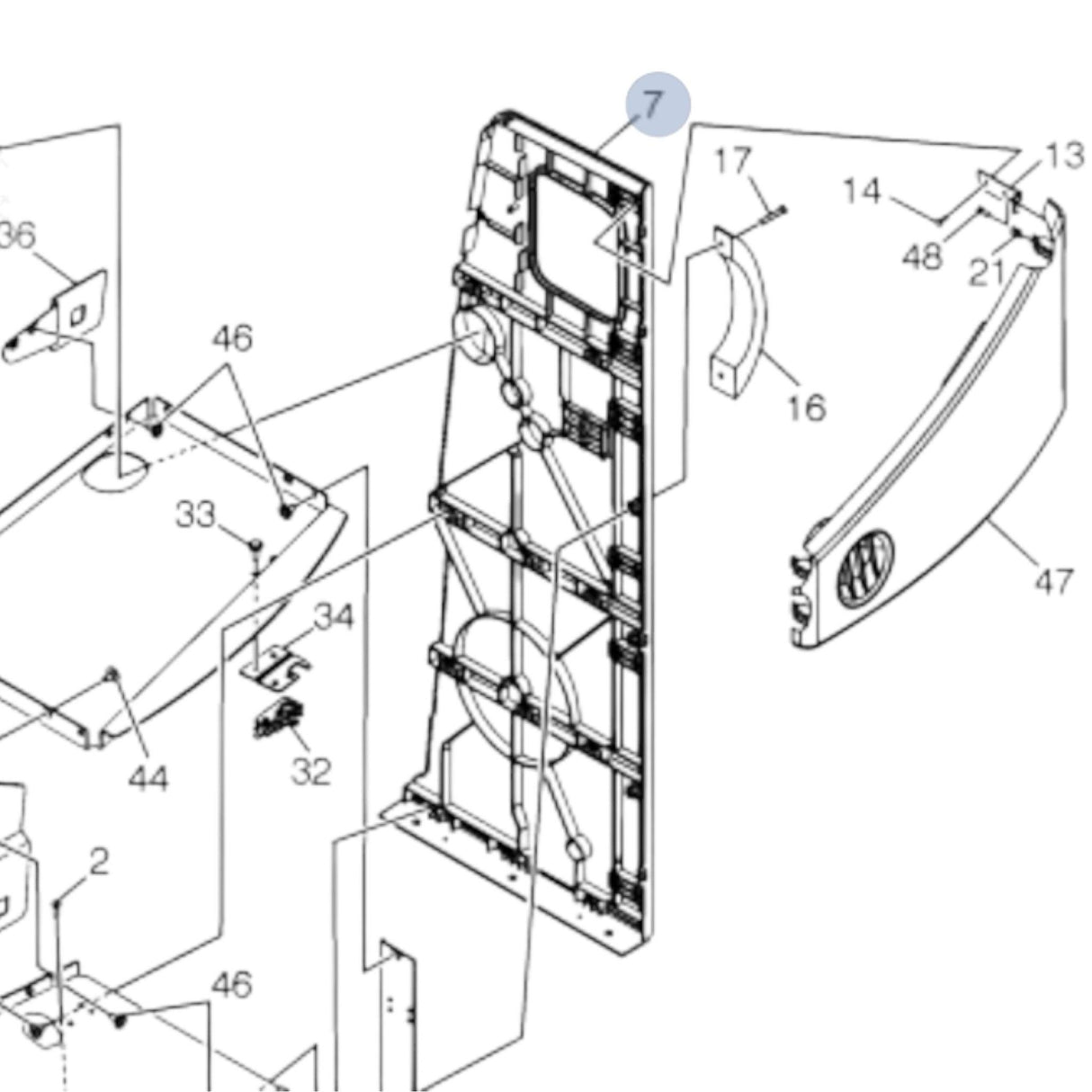 21623658 Genuine Volvo Panel - Truck To Trailer