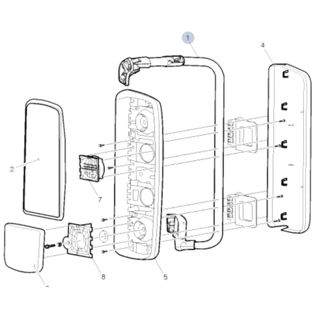 85134003 Genuine Volvo Bracket - Truck To Trailer