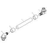 21384863 Genuine Volvo Fuel Hose - Truck To Trailer