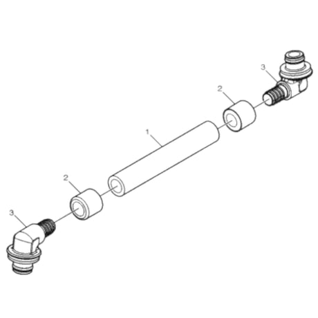 21384863 Genuine Volvo Fuel Hose - Truck To Trailer