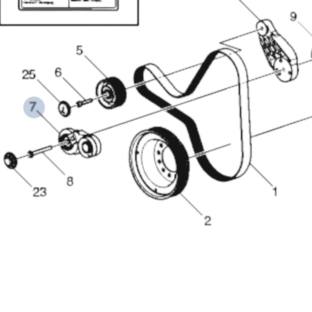 23392680 Genuine Volvo Belt Tensioner - Truck To Trailer