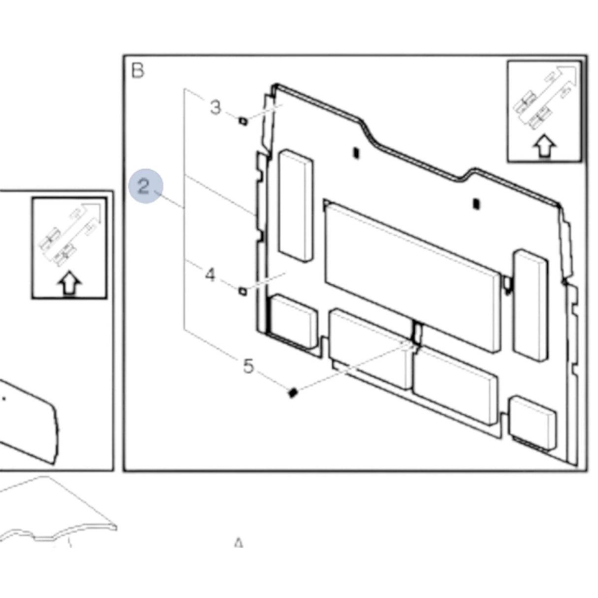 21610378 Genuine Volvo Trim Panel - Truck To Trailer