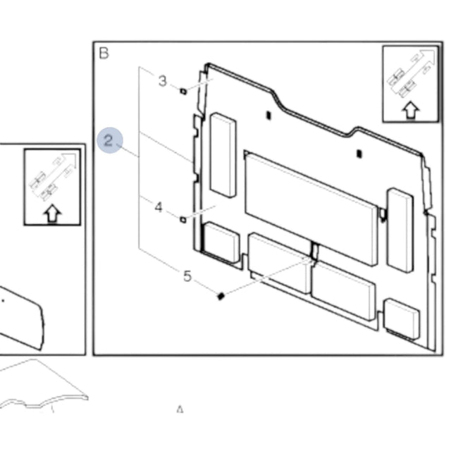 21610378 Genuine Volvo Trim Panel - Truck To Trailer