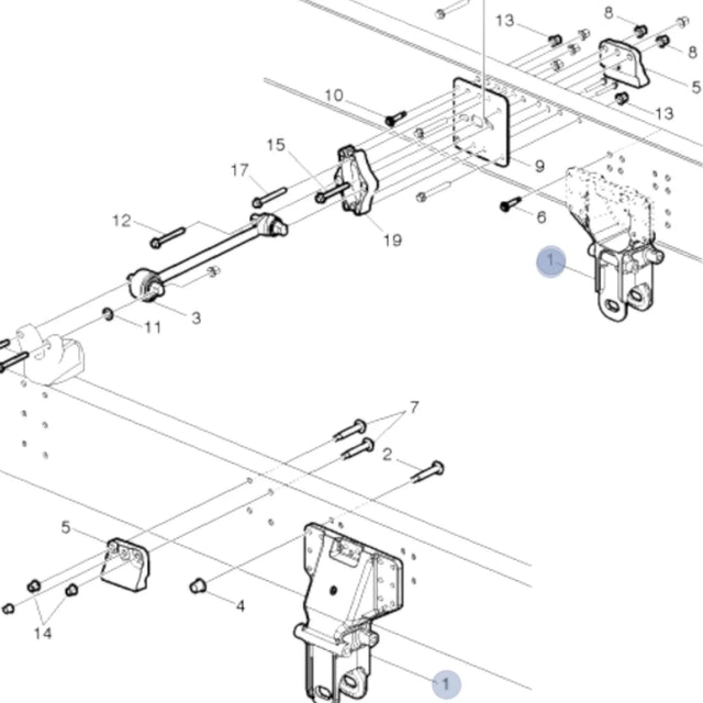 22956899 Genuine Volvo Suspension Bracket - Truck To Trailer
