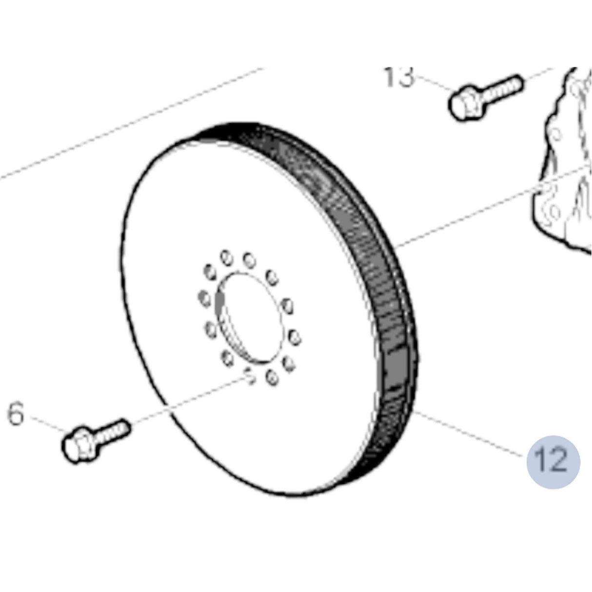 20722656 Genuine Mack Vibration Damper - Truck To Trailer