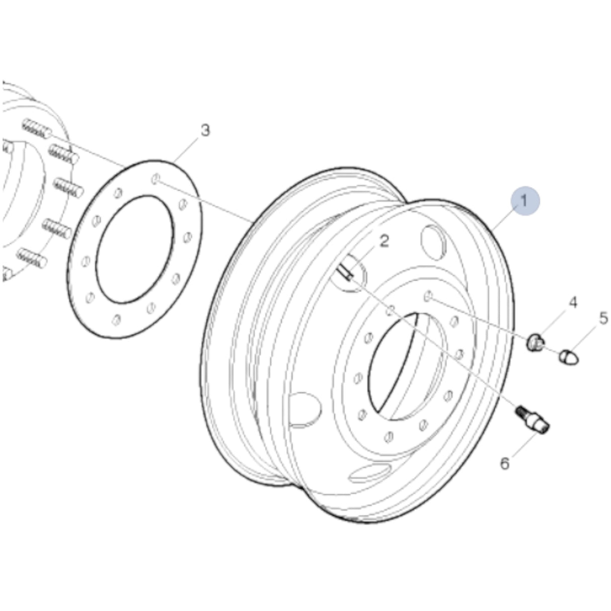 23833272 Genuine Volvo Disc Wheel