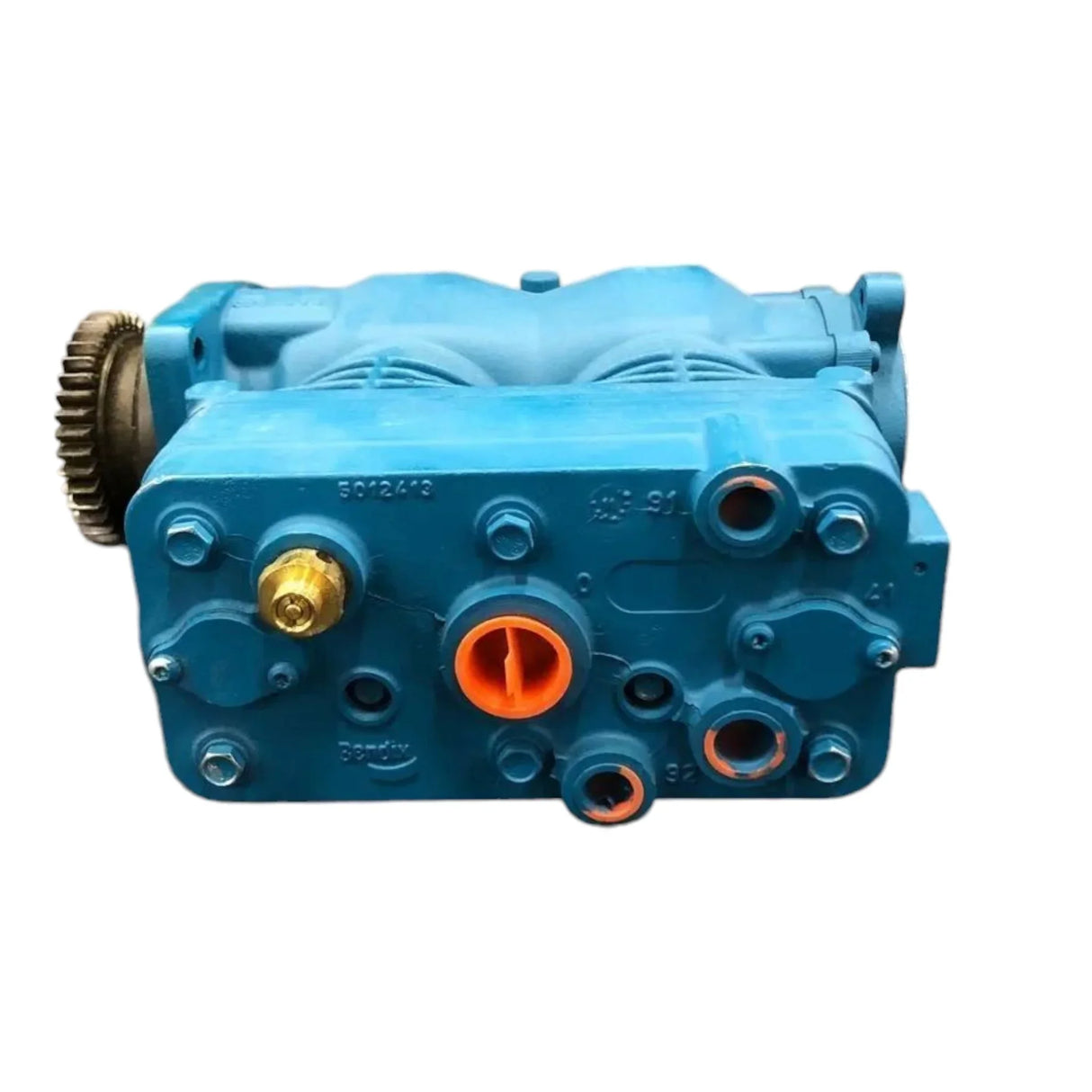 226-9580 Genuine Caterpillar Air Brake Compressor BA-922 Twin Cylinder - Truck To Trailer