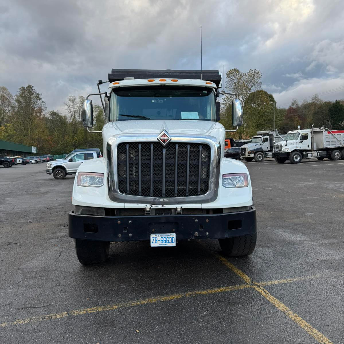 2018 International HX620 Tri-Axle Dump Truck