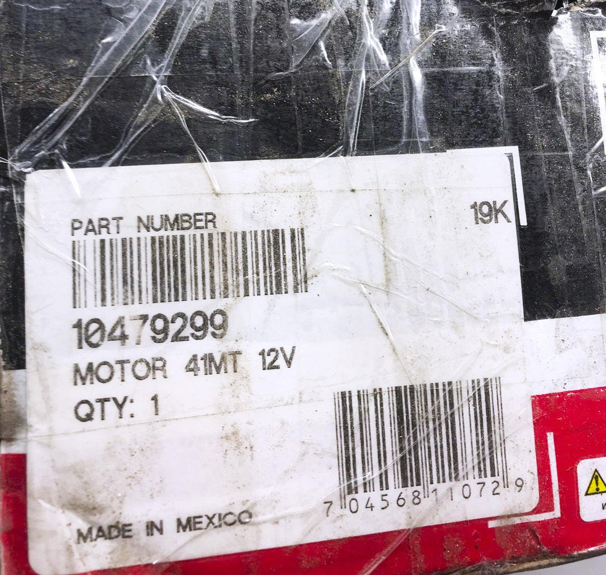 10479299 Oem Delco Remy 12V Cw Starter Fits Various Industrial Applications.