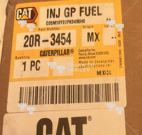 20R-3454 Genuine Cat Fuel Injector - Truck To Trailer