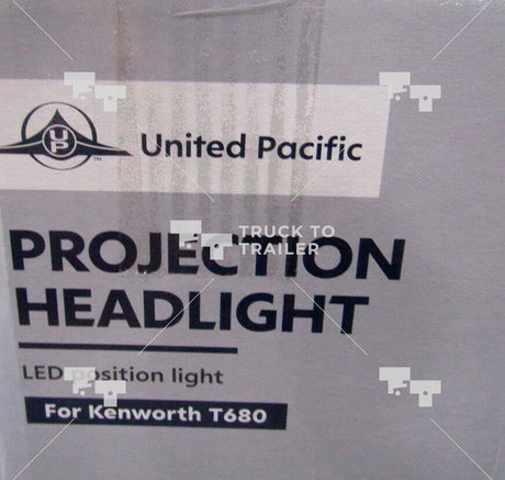 31454 United Pacific Driver Side Led Headlight Assembly For Kenworth T680.